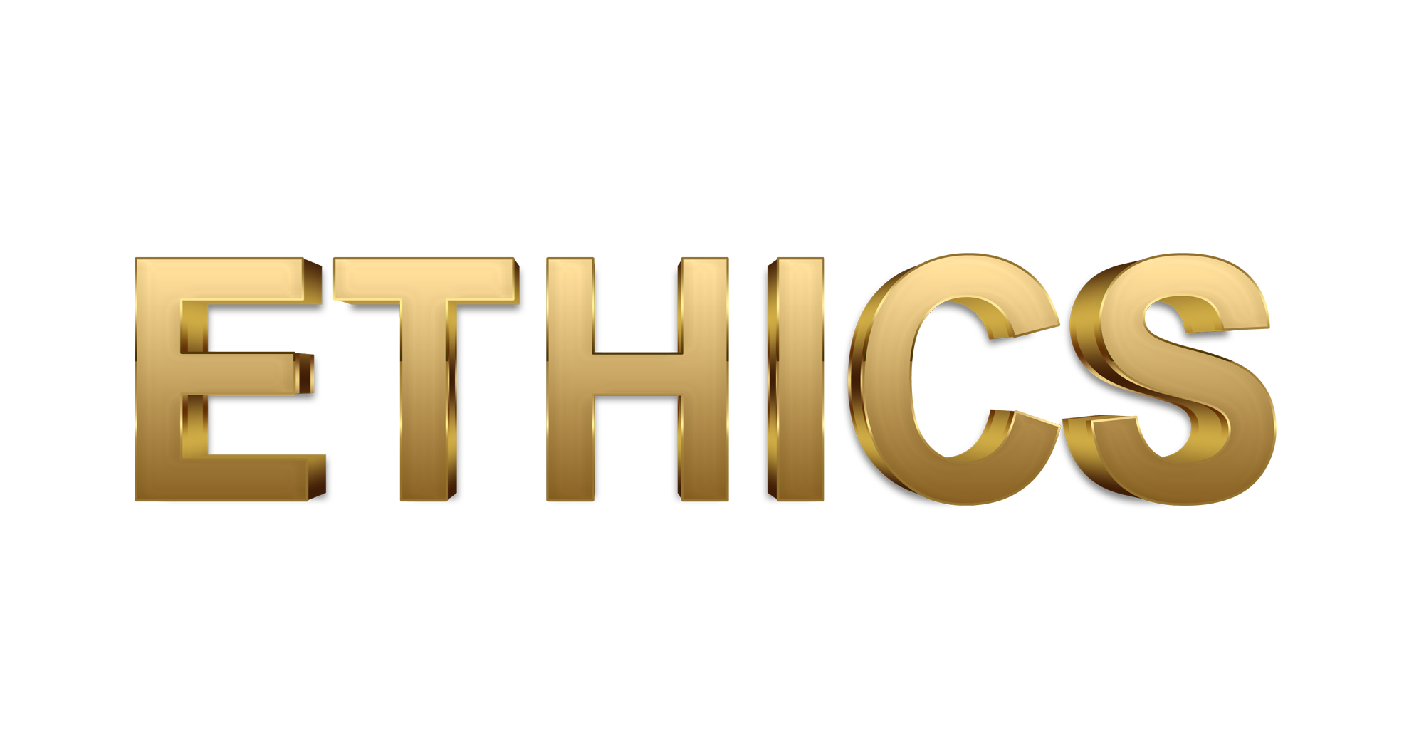 Ethics word png, Ethics png, word Ethics gold text typography PNG images Ethics png transparent background